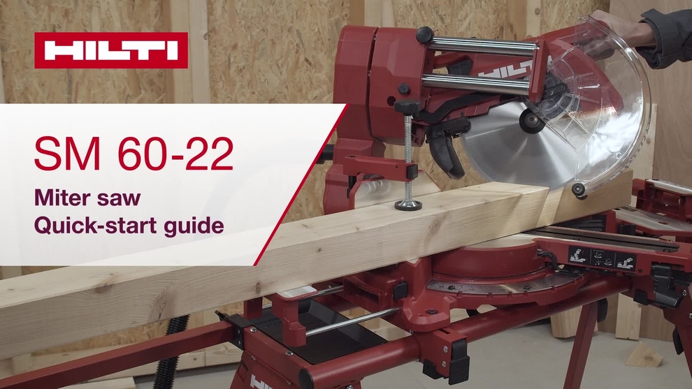 Instructional video showing how to quickly start the SM60-22 miter saw. This is the version for HNA and ROW. 