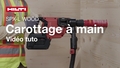 Instructionele video over hoe SPX-rig gebaseerde kernboren SCX-L Wood te gebruiken.