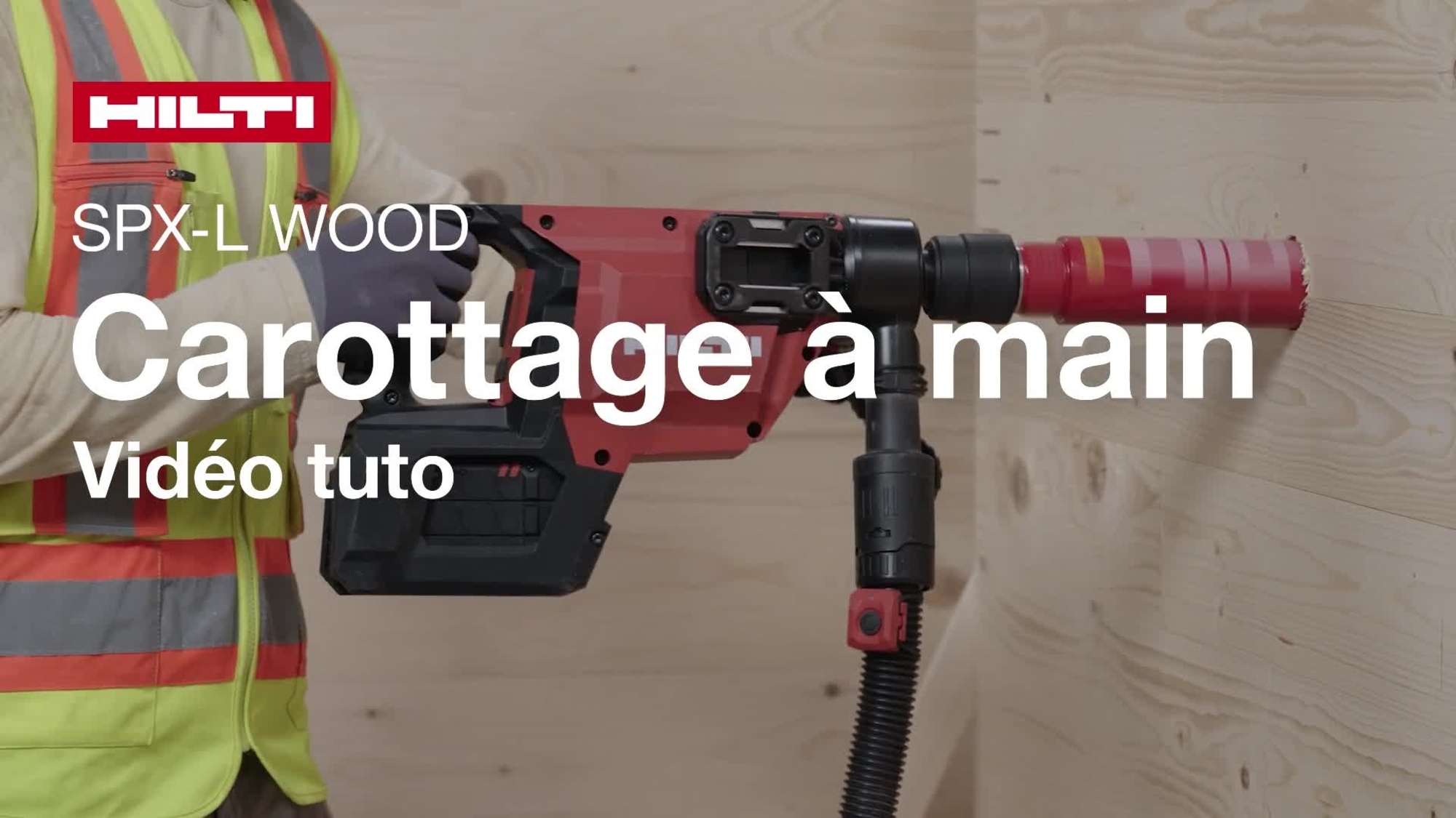 Instructionele video over hoe SPX-rig gebaseerde kernboren SCX-L Wood te gebruiken.