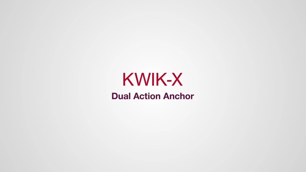 Promotional video of the HNA Kwik-X Dual Action Anchor System. Shot in December 2022 in Dallas, TX.