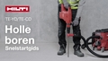 Instructievideo over het juiste gebruik van het TE-YD / TE-CD-metalen anker voor holle muren.