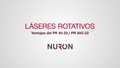 Vídeo de PR 40-22/PR 40G-22 con funciones y ventajas de nuevos láseres rot. en la plat. bat. Nuron.