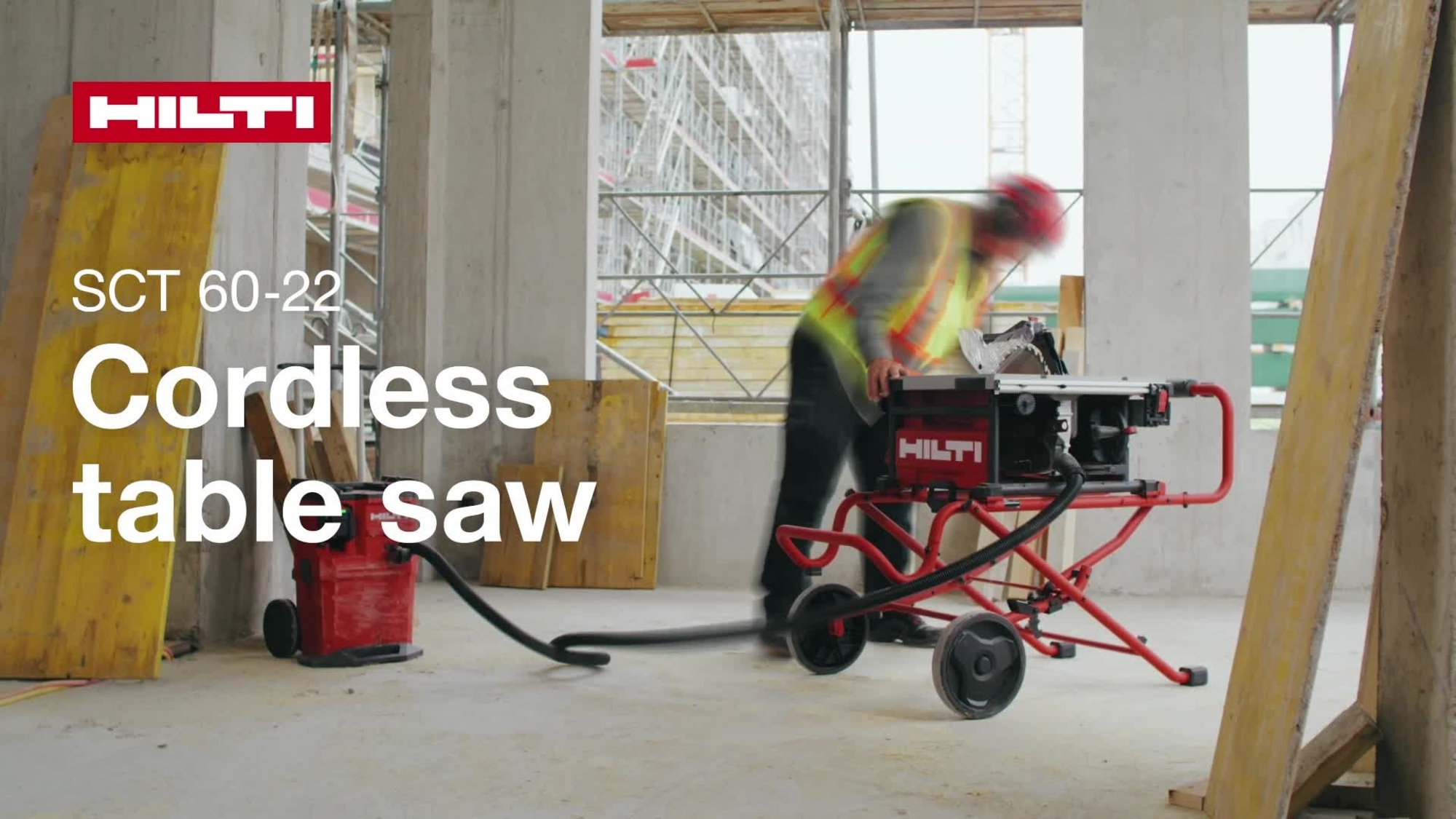 Vidéo de démonstration des caractéristiques et avantages de la nouvelle scie sur table SCT 60-22 Nuron. Il s’agit d’un outil puissant, notre première scie sur table sans fil pour les coupes dans le bois. Modifiée pour W1, décembre 2025.