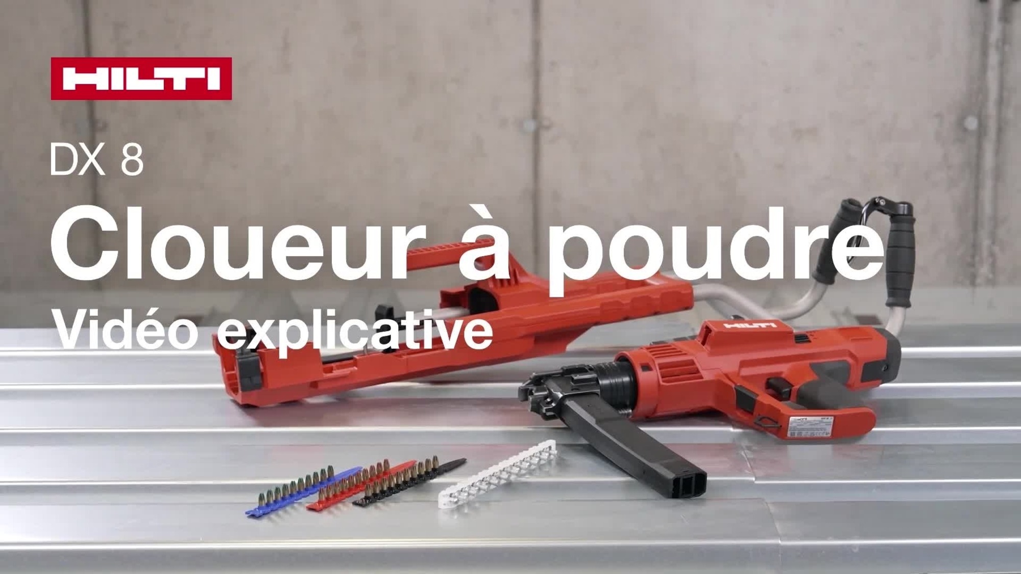 Instructievideo over het juiste gebruik van de DX 8.