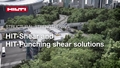 Promotievideo van de HIT-Shear en HIT-Punching-afschuifoplossingen. Video structuurversterk en functie en voordel.