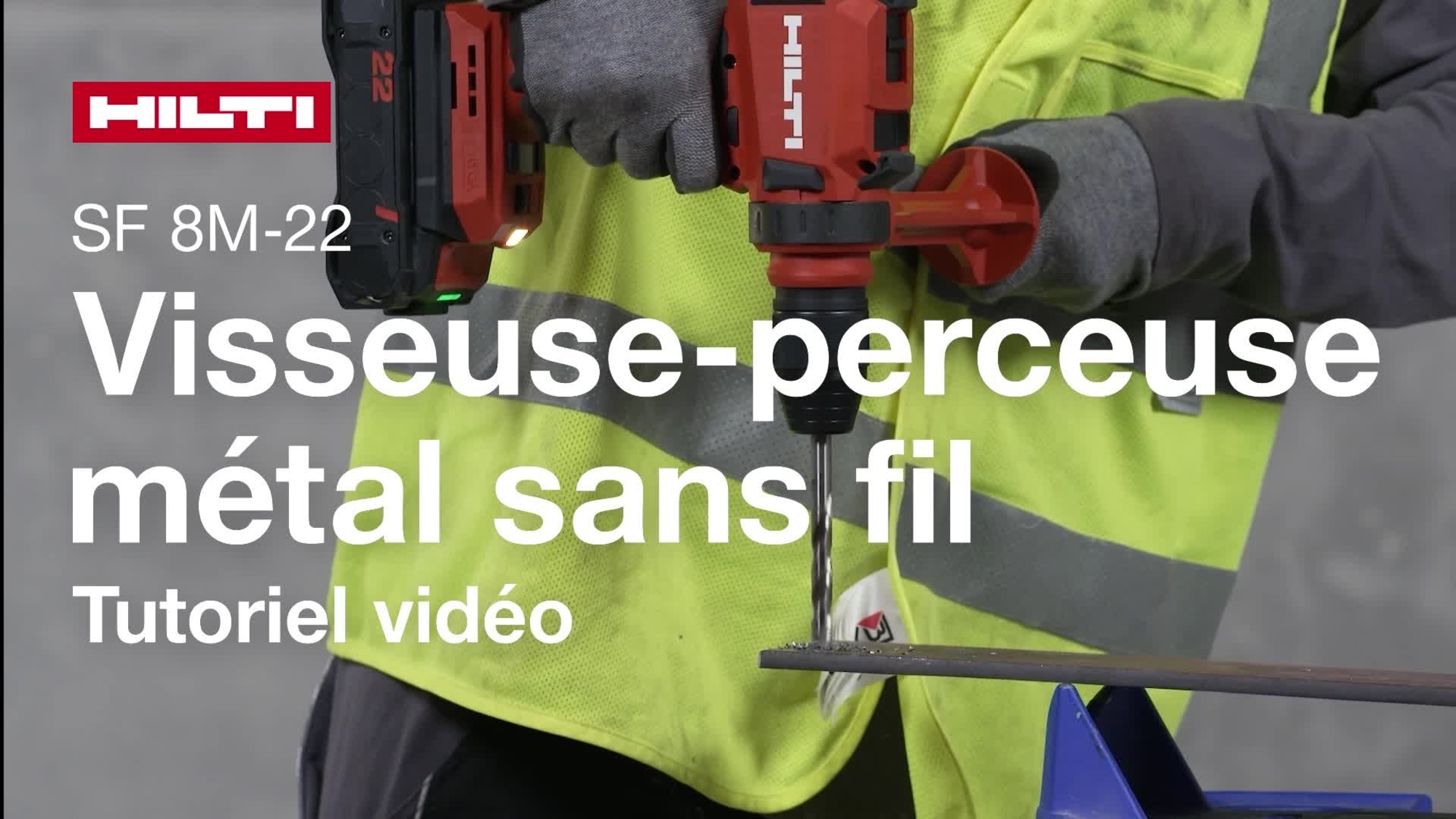 Anleitungsvideo für den richtigen Umgang mit dem SF 8M-22 (G03) Akku-Metallbohrschrauber