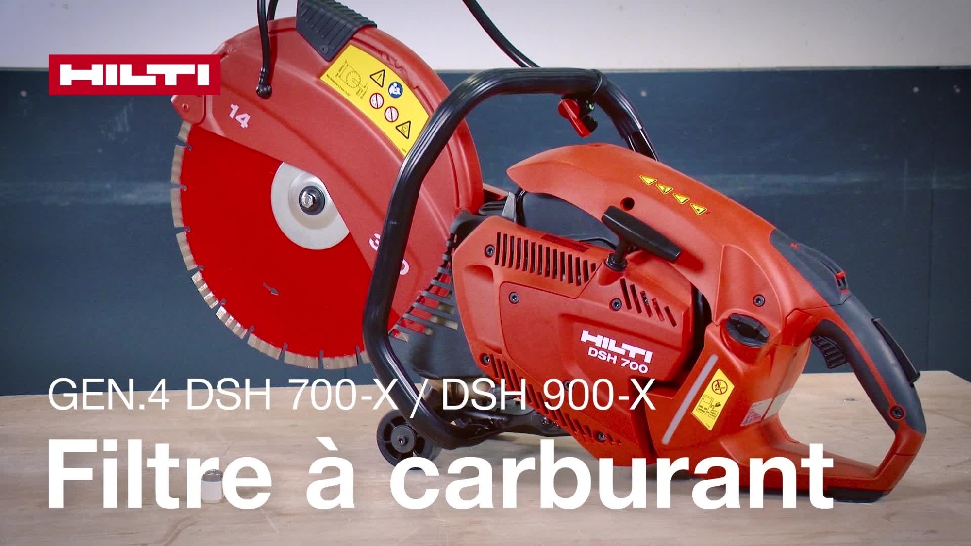 Vidéo didactique montrant comment alimenter le filtre de la DSH 700-X / 900-X (G4)