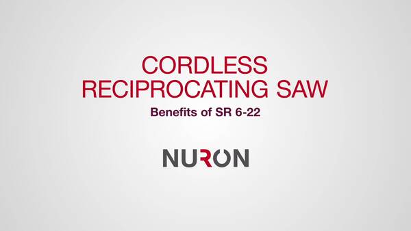 Showcase video of the cordless reciprocating saw SR 6-22.