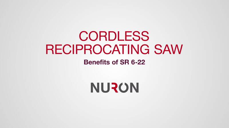 Showcase video of the cordless reciprocating saw SR 6-22.