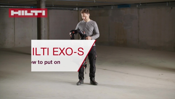 Dette er en instruktionsvideo for EXO-S-exoskelettet. Det er en serie, som viser, hvordan EXO-S sættes på. Dette er en ROW-version, som afspejler målinger i metriske system.