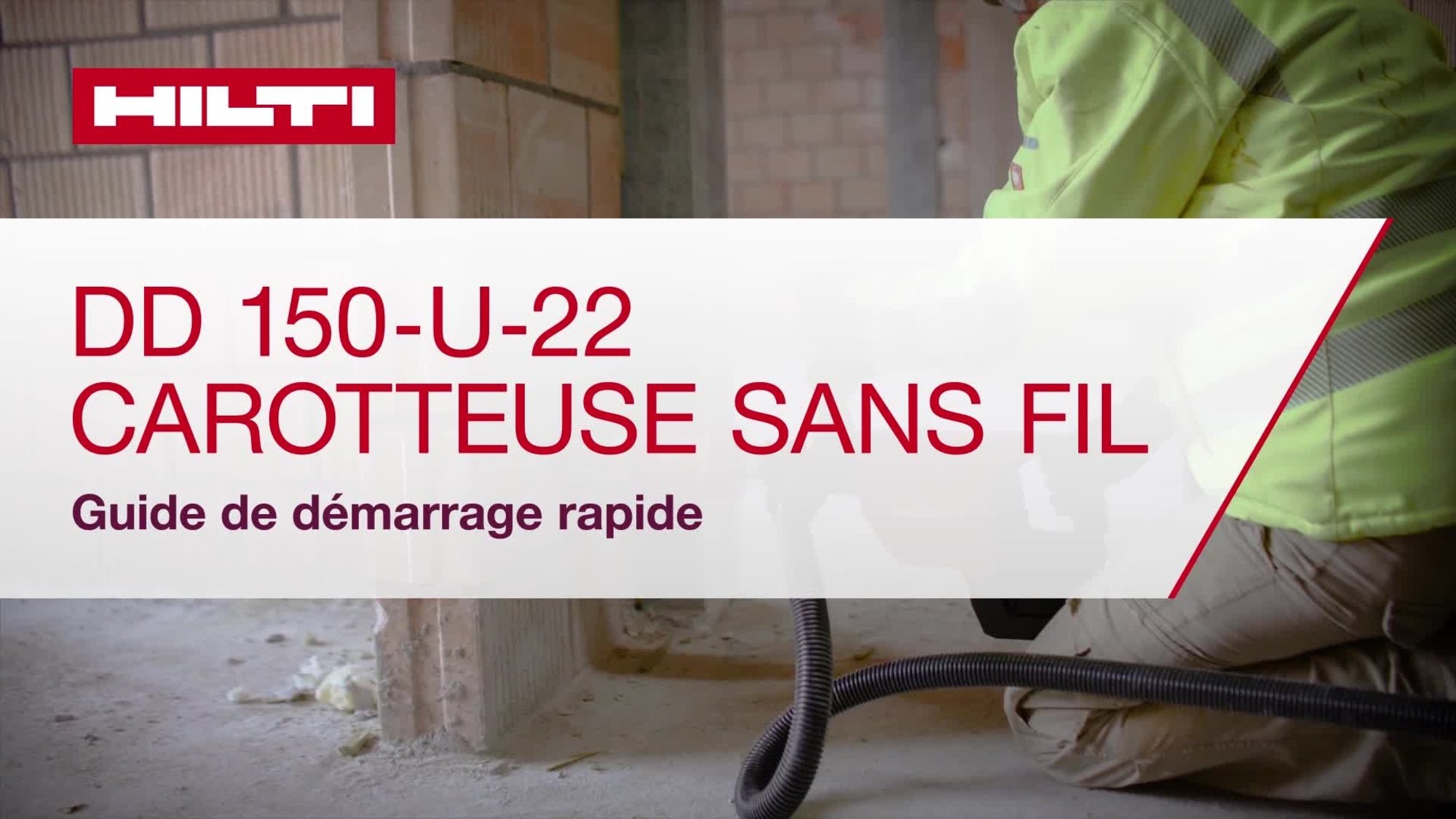 Video di istruzioni su come usare correttamente il trapano cordless DD 150-U-22. 