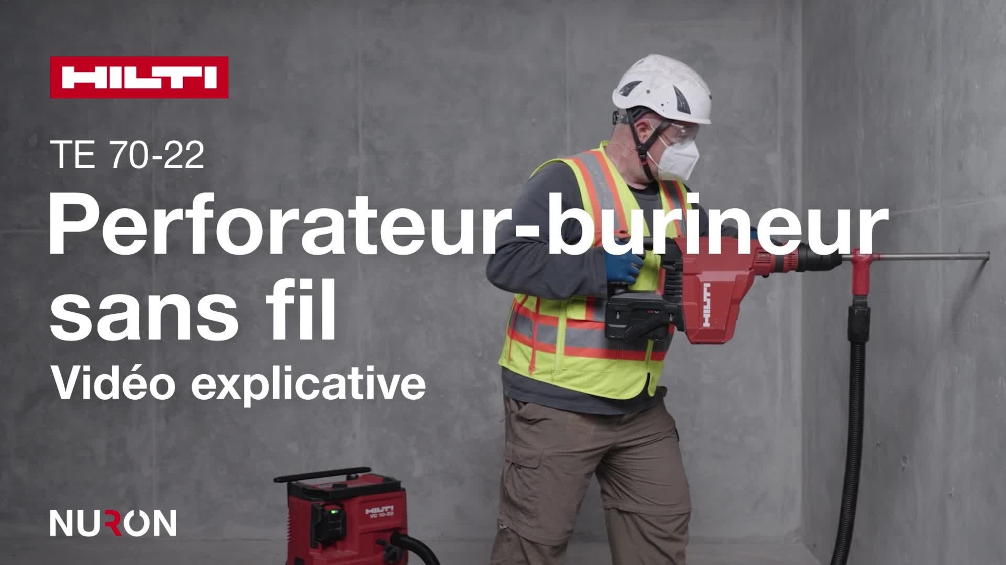 Cette vidéo didactique détaille l’utilisation correcte et les principales caractéristiques du Hilti TE 70-22. Apprenez à utiliser l’outil de manière sûre et efficace, y compris la configuration, les techniques d’application et les conseils d’entretien.