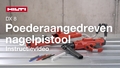 Instructievideo over het juiste gebruik van de DX 8.