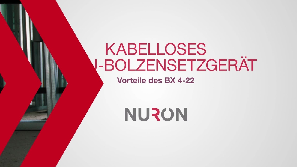 Ein Werbevideo, das die Funktionen und Vorteile unseres neuesten Akku-Naglers, des BX 4-22, zeigt. Dieses Material hat ein Standard-Hilti Outro für HOL.