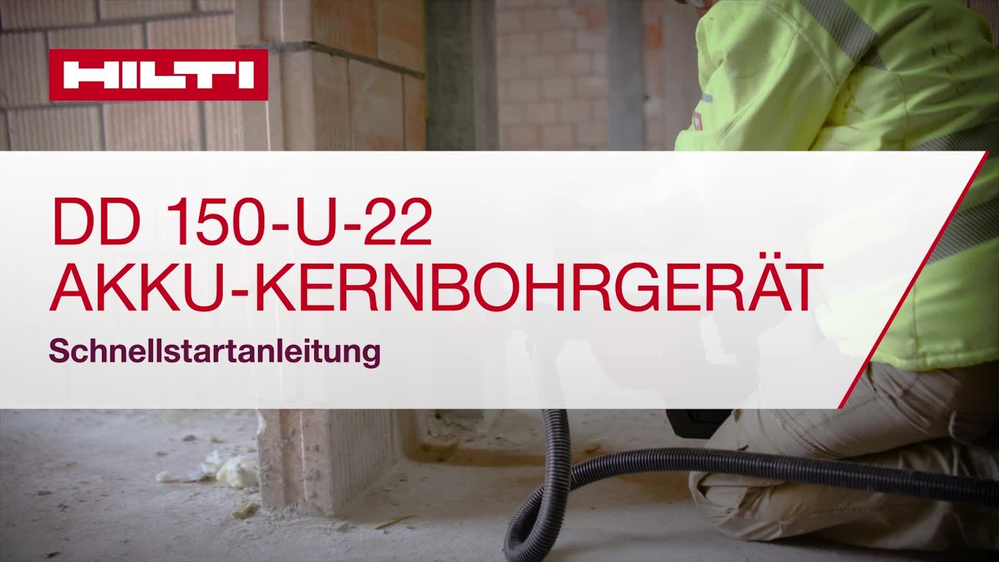 Video di istruzioni su come usare correttamente il trapano cordless DD 150-U-22. 