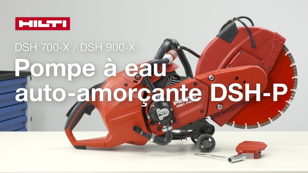 Video di istruzioni che mostra la pompa dell'acqua autoadescante di DSH 700-X / 900-X (G4).