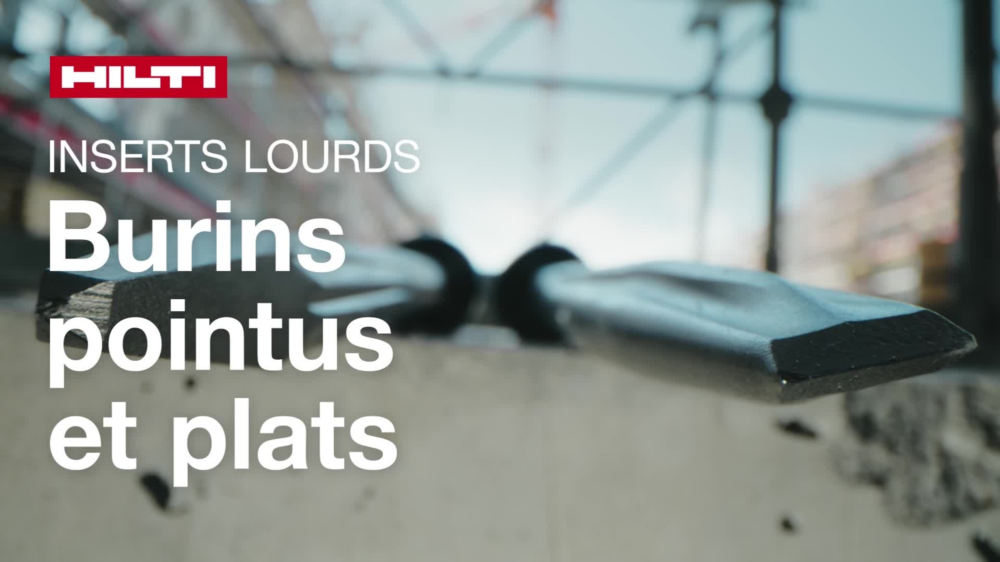 Werbevideo, in dem die Merkmale und Vorteile unseres neuen Sortiments von Bull Point- und FlatPoint-Meißeln für schwere Anwendungen vorgestellt werden. Standard-Outro für HOL