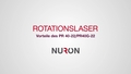Il video PR 40-22 / PR 40G-22 mostra caratteristiche e vantaggi dei nuovi laser rotanti su piattaforma batteria Nuron.