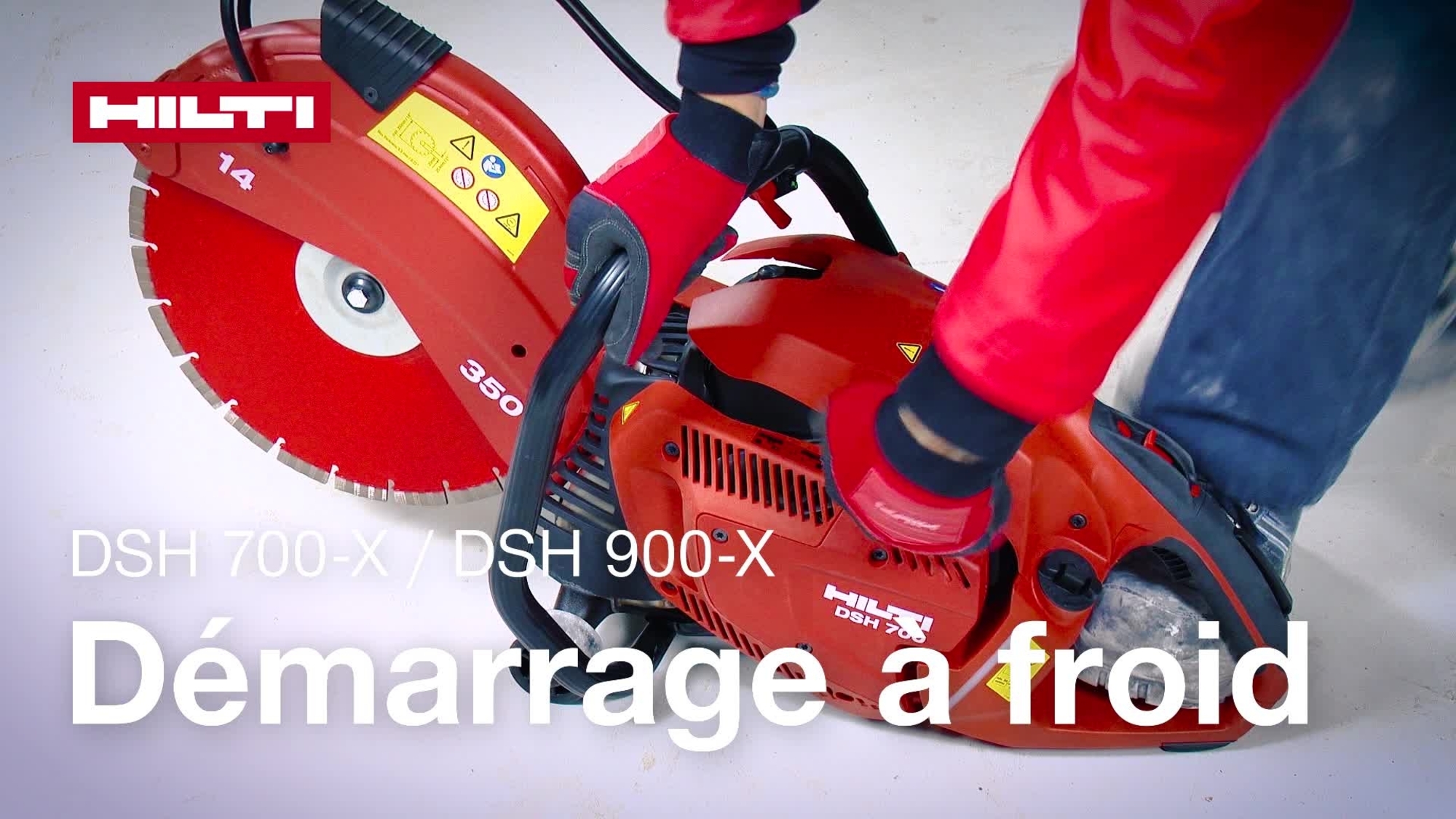 Vidéo didactique montrant comment démarrer à froid la DSH 700-X / 900-X (G4).