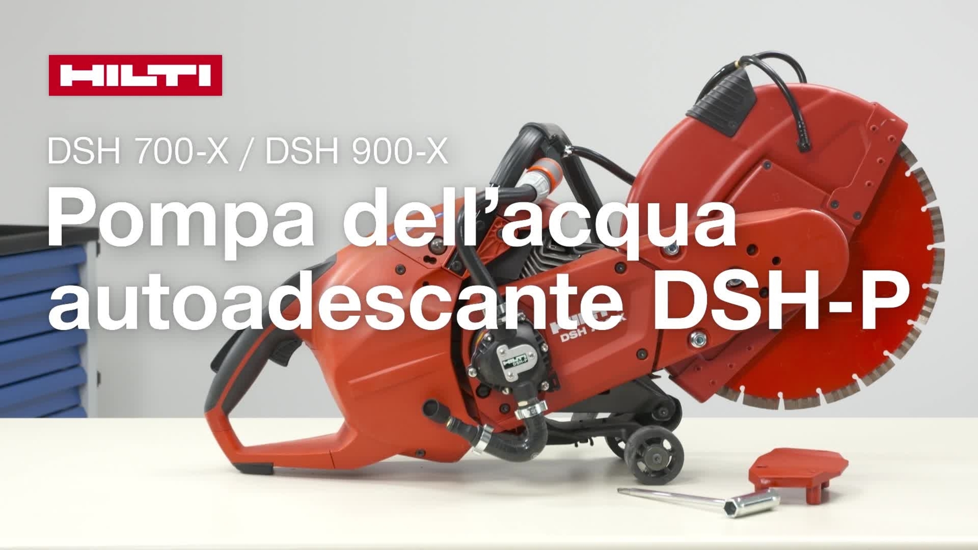 Anleitungsvideo für die selbstansaugende Wasserpumpe des DSH 700-X/900-X (G4).