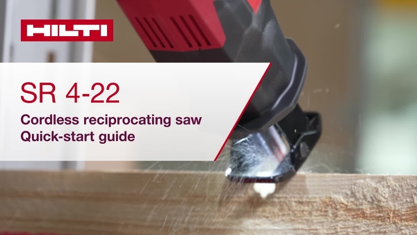 Instructional how-to video of the SR 4-22 on how to properly perform a basic setup with accessories and demonstrating cutting techniques on wood, metal and plastic.