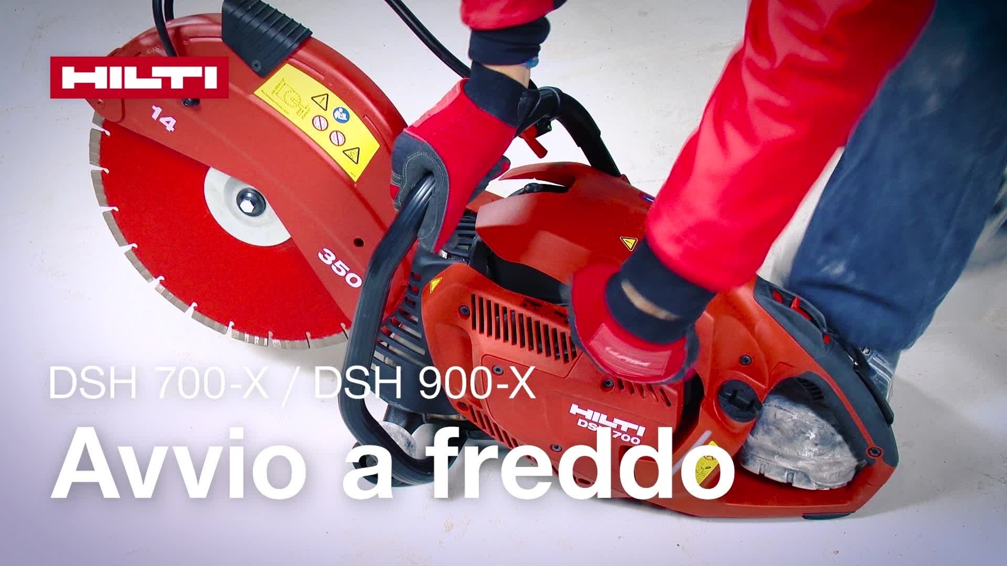 Vidéo didactique montrant comment démarrer à froid la DSH 700-X / 900-X (G4).