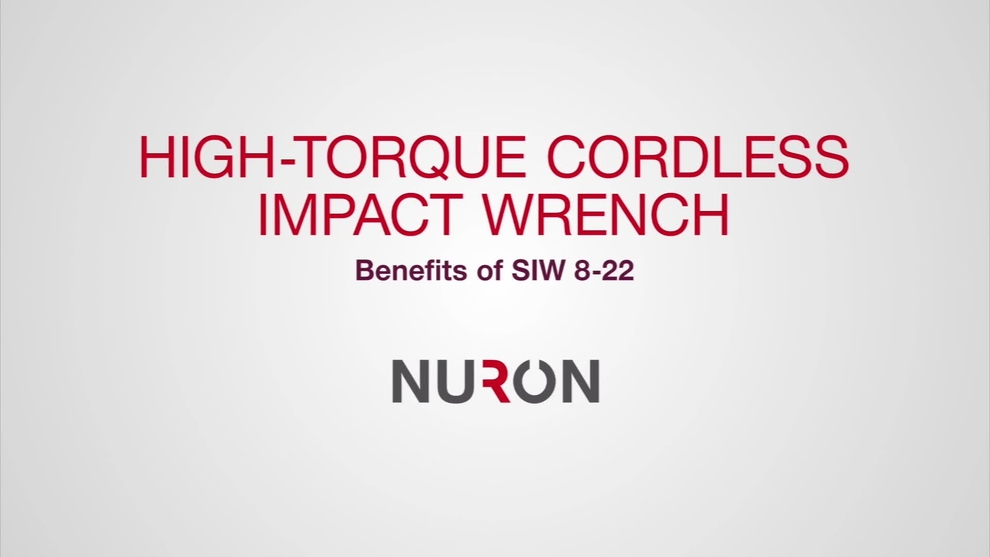 Showcase video for the new cordless impact wrench SIW 8-22 showing all of its benefits and features (HNA)   