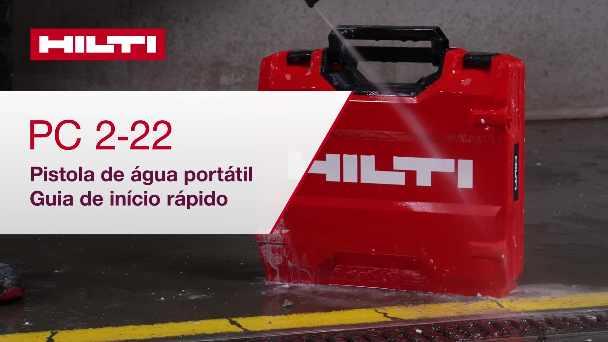 Vídeo instrutivo sobre como operar um aspirador de pressão PC 2-22 e fazer a manutenção básica.