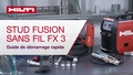 Stud Fusion Fx3 Quick start guide How to (16x9 FR) (2970222)