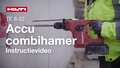 Vidéo d’instructions sur l’utilisation correcte du TE 8-22.
