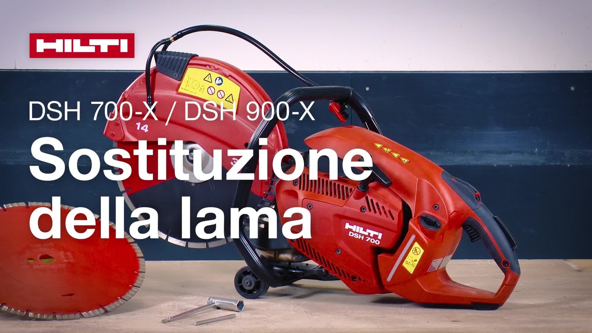 Comment remplacer le disque sur la DSH 700-X et la DSH 900-X.