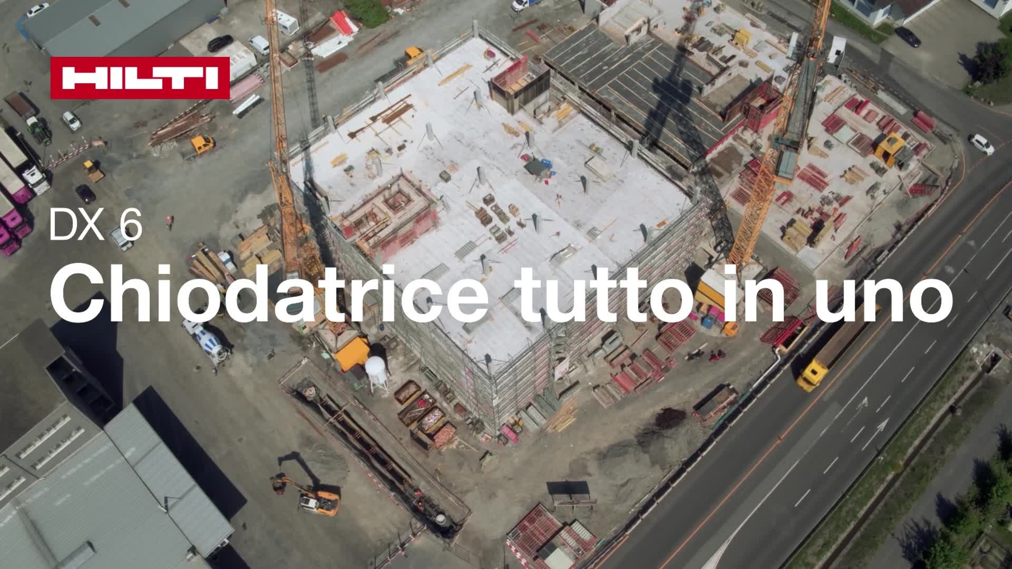 Vidéo promotionnelle du cloueur DX 6 tout-en-un. Il s'agit du nouveau DX 6 sans indicateur de service.