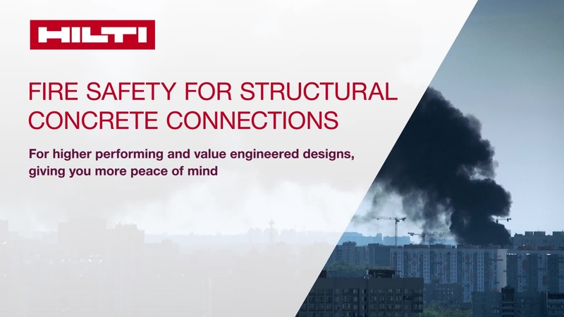 Promotional video of fire design for post-installed rebar on why it is necessary and how to do it