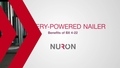 Promotional video showing the features and benefits of the battery-powered nailer, the BX 4-22. This asset is the W1 version using &quot;battery-powered&quot; instead of &quot;cordless&quot; and has a standard Hilti outro for HOL. (16x9, EN) (W1)