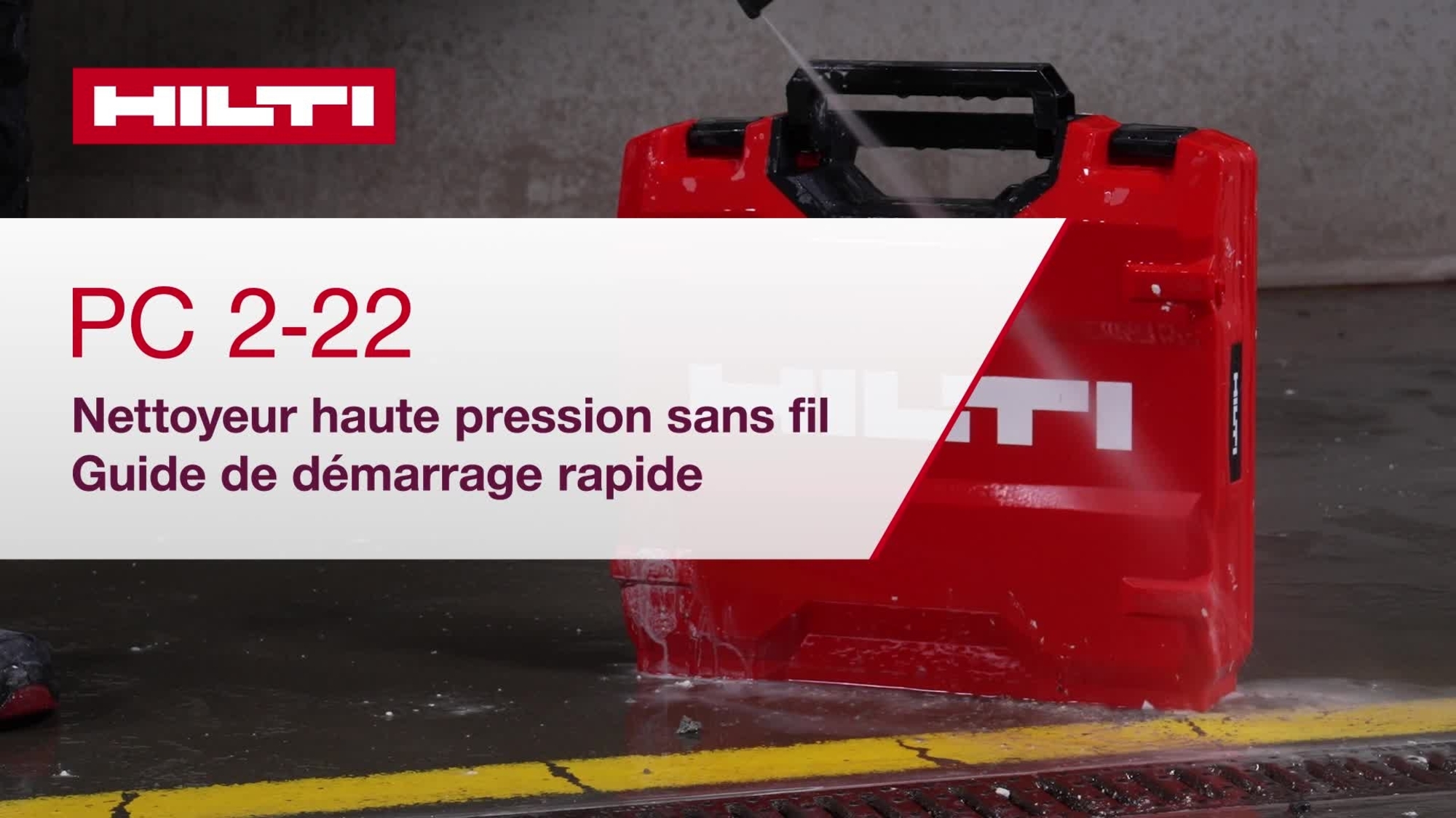 Video didattico su come usare un detergente a pressione PC 2-22 e come effettuare la manutenzione base. 