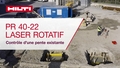 Anleitungsvideo zur Überprüfung einer bestehenden Neigung mit dem Rotationslaser PR 40-22.