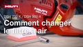 Vidéo didactique montrant comment remplacer le filtre à air de la DSH 700-X / 900-X Gen.4 