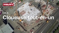 Vidéo promotionnelle du cloueur DX 6 tout-en-un. Il s'agit du nouveau DX 6 sans indicateur de service.
