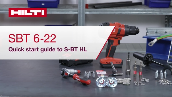 Instructional video on how to properly set up the SBT 6-22. This video presents a quick start guide to fastening on grating, multi-purpose fastening, electrical low current, and electrical high current. 