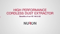 Meet the new VC 140-2-22, the new cordless vacuum for your primary applications