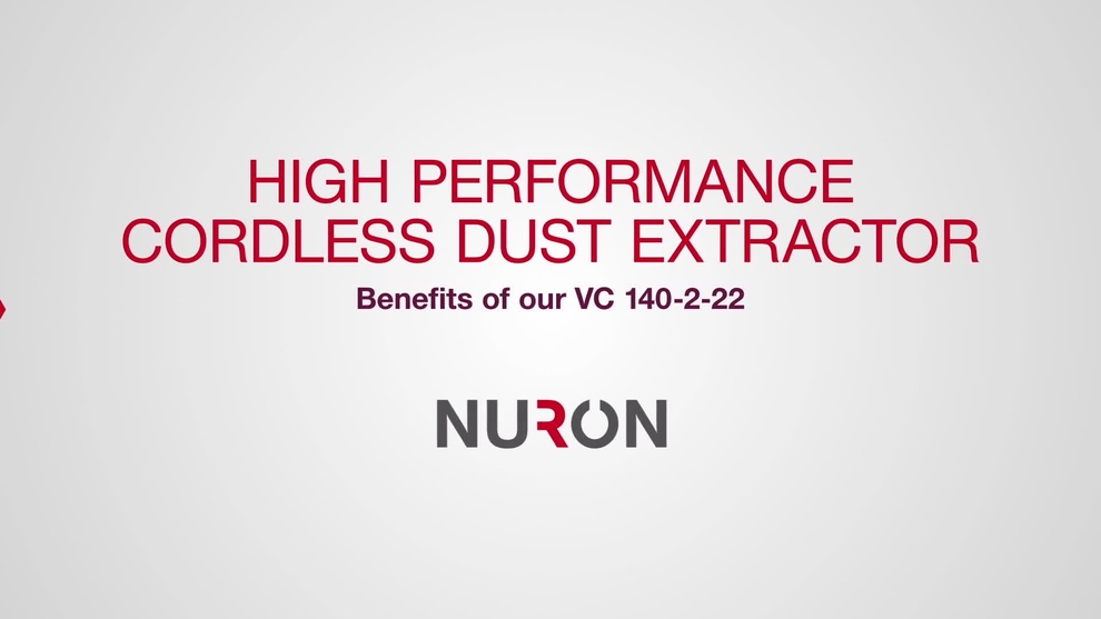 Meet the new VC 140-2-22, the new cordless vacuum for your primary applications