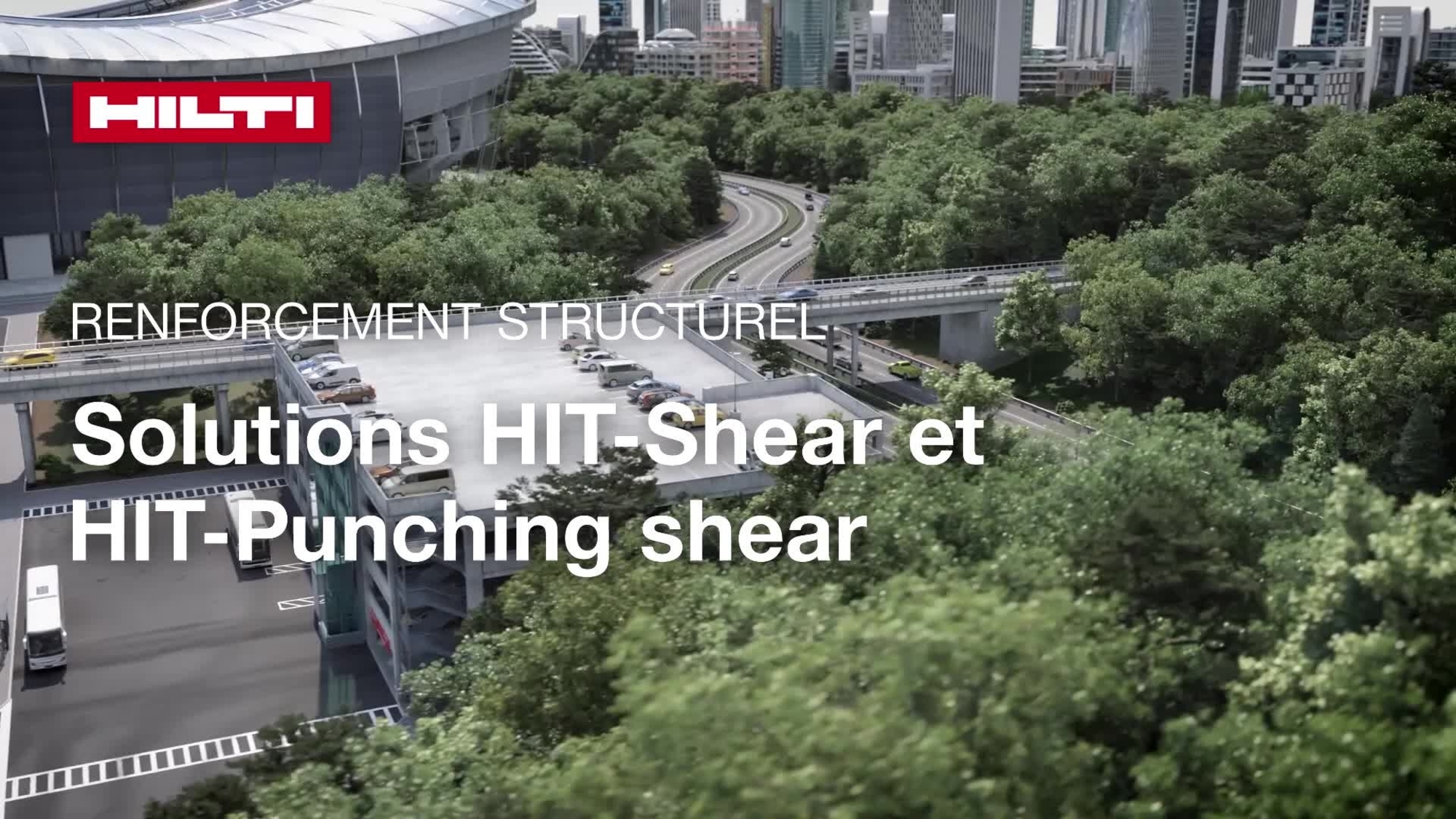 Video promozionale delle soluzioni di rinforzo strutturale HIT e punzonamento HIT. Questo video mostra come funziona il rinforzo della struttura e le relative caratteristiche e vantaggi.