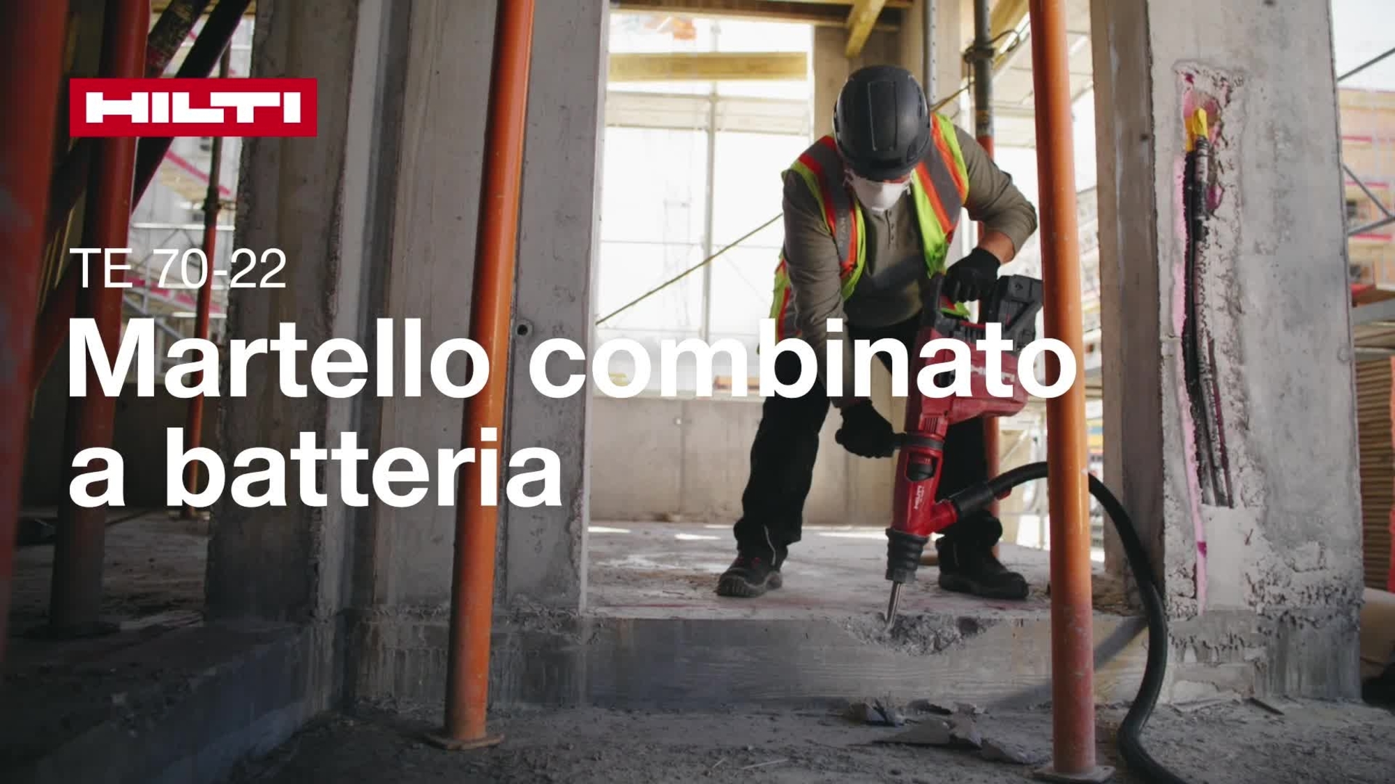Video sulle caratteristiche e i vantaggi del perforatore a batteria Nuron TE 70-22.