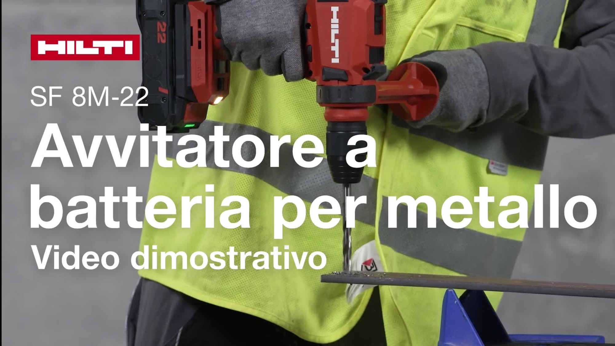 Vidéo d’instructions sur l’utilisation correcte de la perceuse-visseuse pour métal sans fil SF 8M-22 (G03).