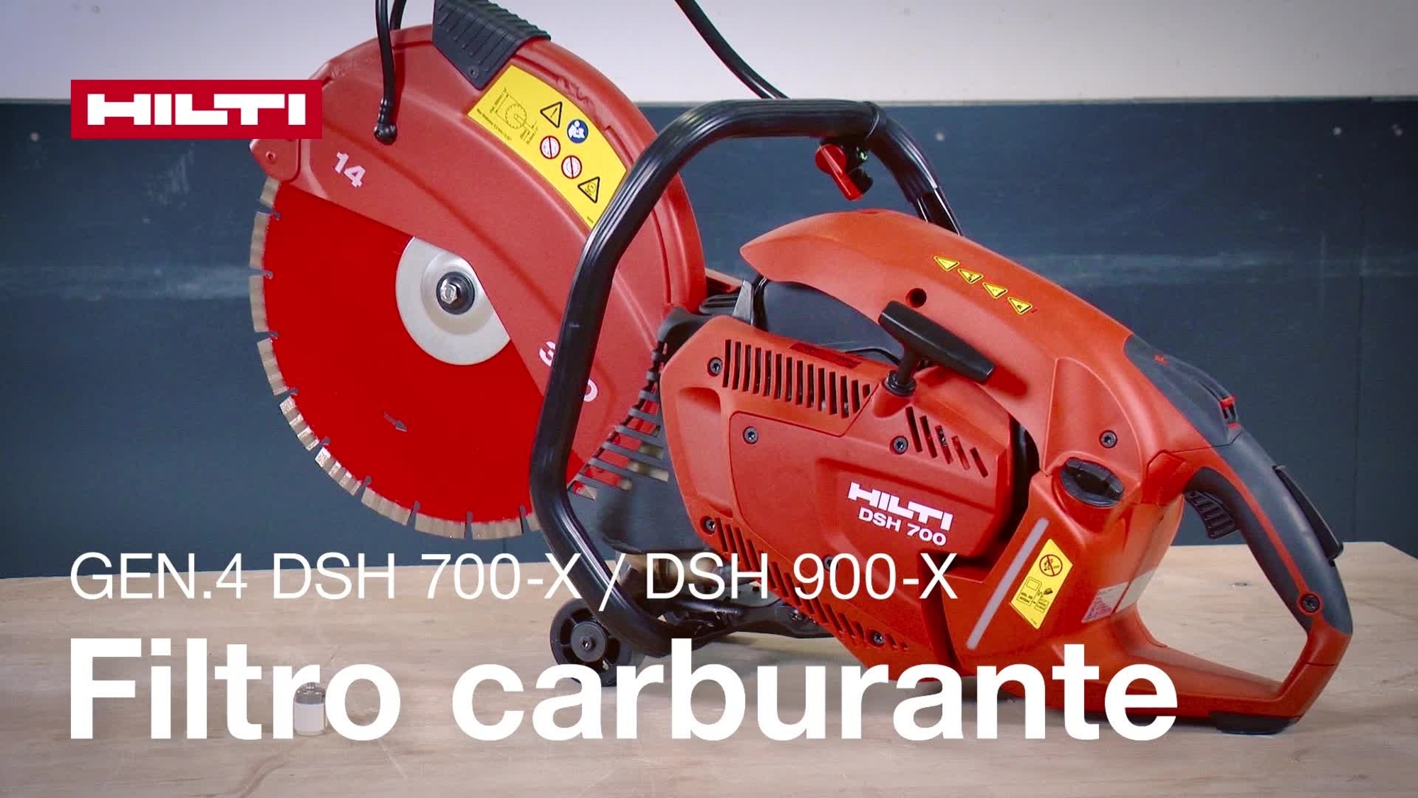 Vidéo didactique montrant comment alimenter le filtre de la DSH 700-X / 900-X (G4)