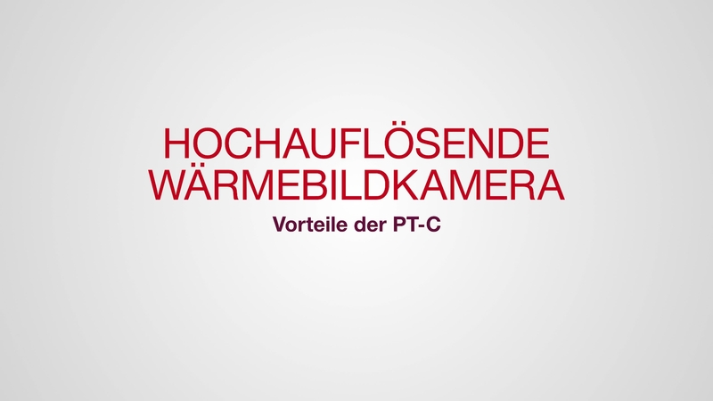 Bild 4 von 8: Werbevideo über die Funktionen und Vorteile unserer ersten Wärmebildkamera, der PT-C. Dieses Asset hat ein Seitenverhältnis von 16:9 und verfügt über ein Standard-Hilti-Outro für HOL