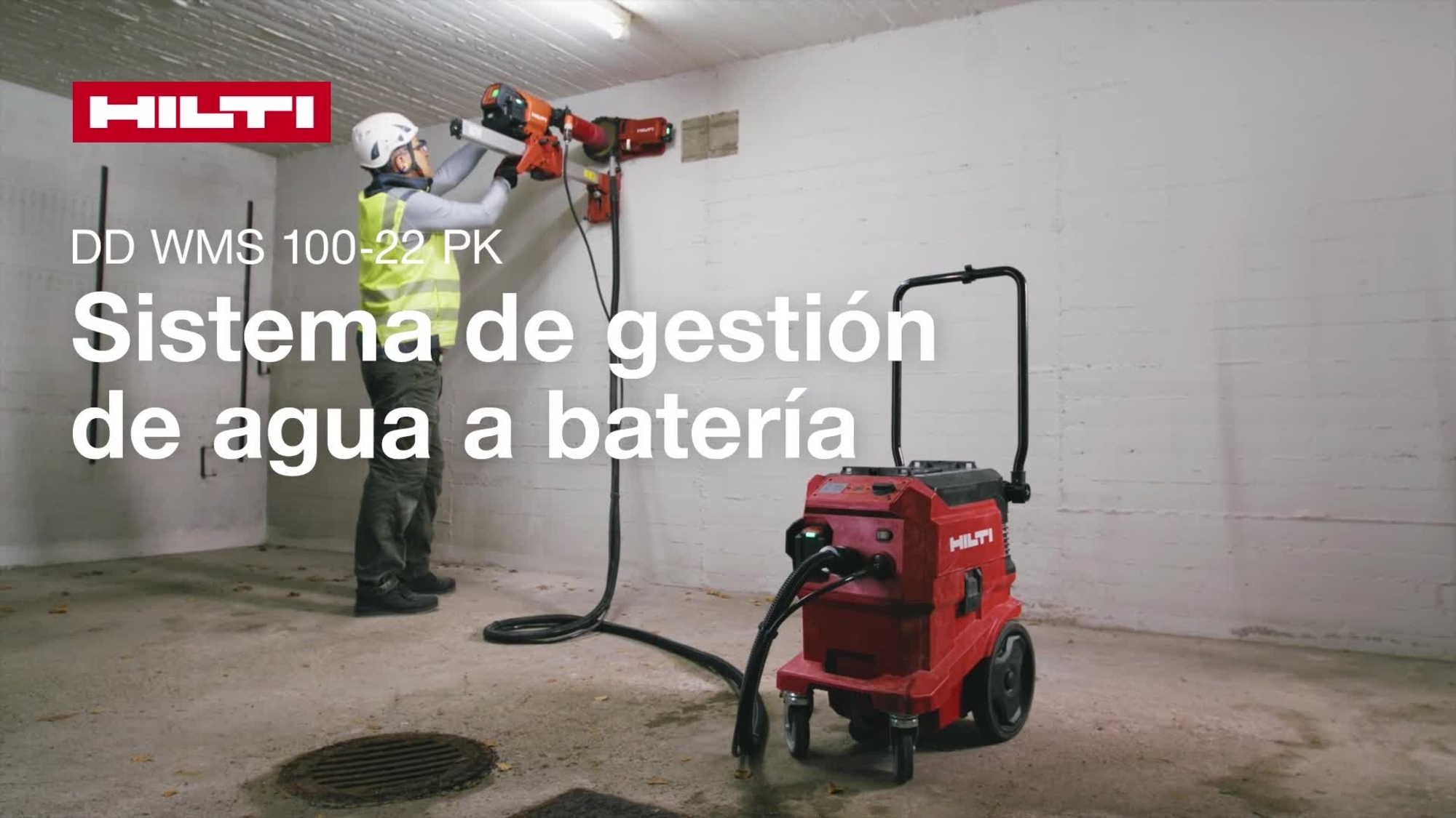 Vídeo promocional del sistema de gestión del agua a batería DD WMS 100-22 PK.