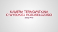 Film promocyjny prezentujący cechy i zalety pierwszej kamery termicznej PT-C. Ten zasób jest w formacie 16:9 i ma standardowe zakończenie Hilti do witryny HOL