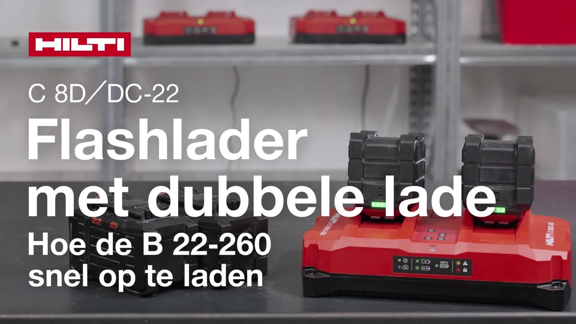 Vidéo didactique sur l'utilisation correcte du chargeur rapide à double baie.