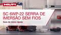 Vídeo de instruções sobre como montar corretamente a serra circular sem fios SC 6WP-22.